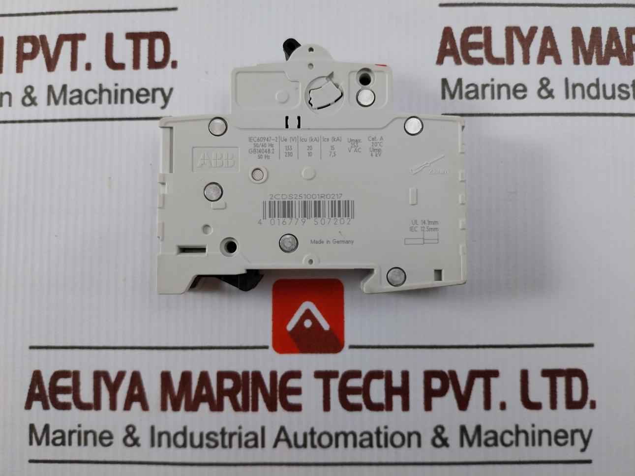 Abb S 201 Miniature Circuit Breaker 230V 50/60Hz