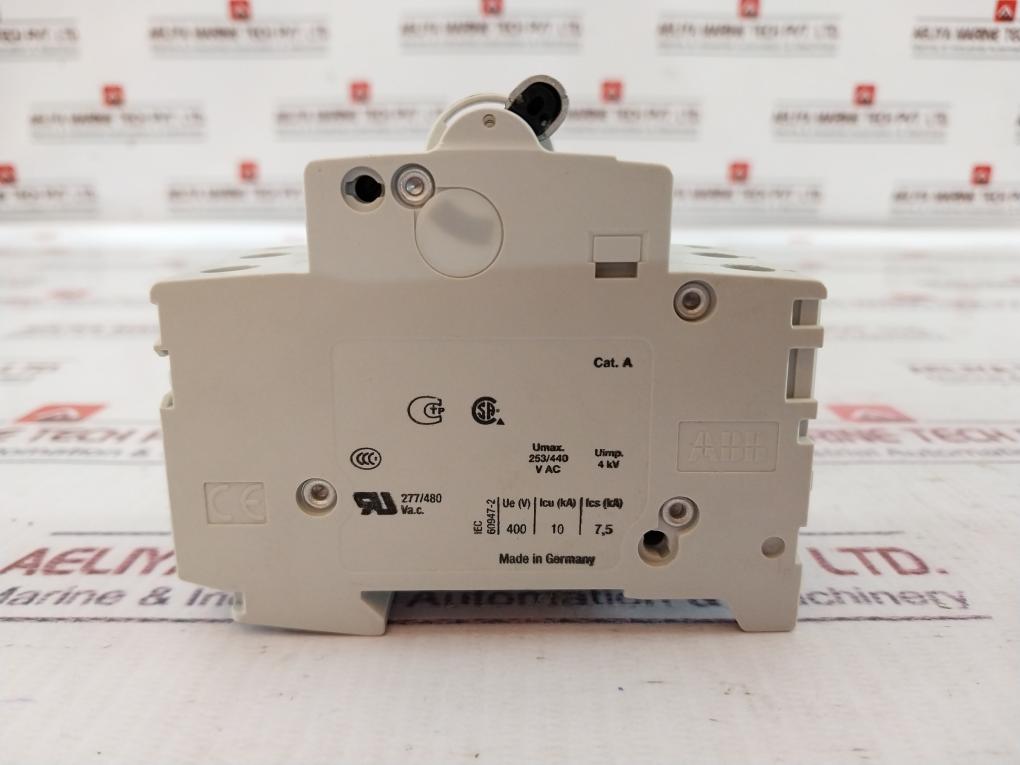 Abb S202-k16A Two Pole Miniature Circuit Breaker 253/440 V Ac