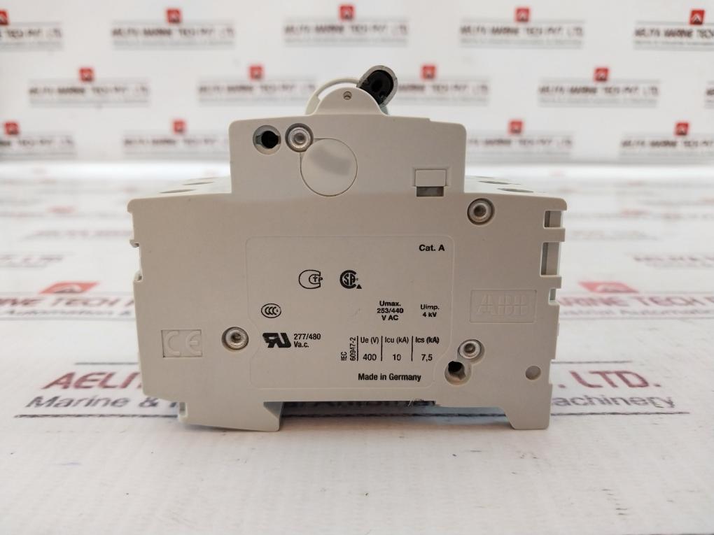 Abb S202-k6A Triple Pole And Neutral Miniature Circuit Breaker 253/440 V Ac