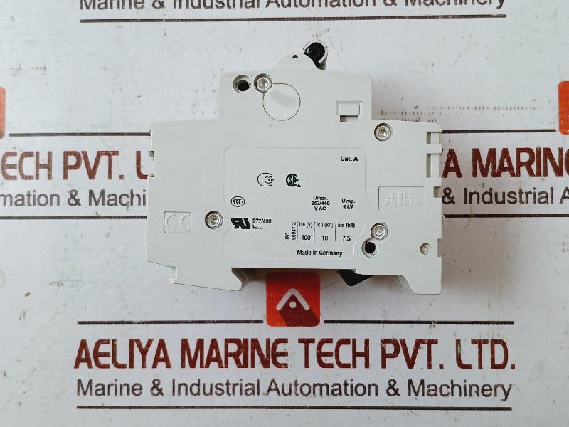 Abb S202-k6a 2 Pole Circuit Breaker 253/440v Ac