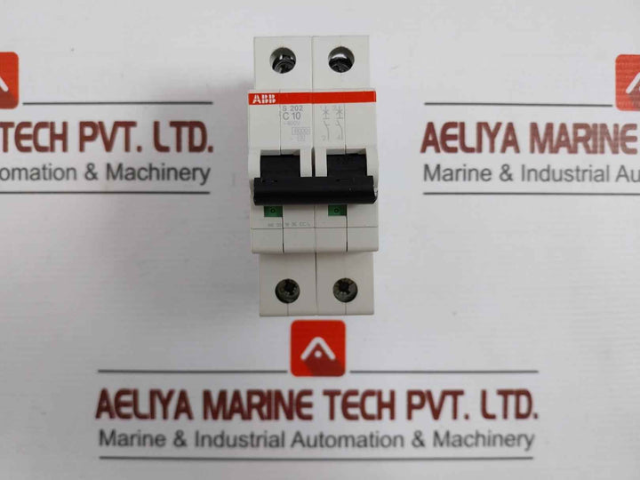 Abb S 202 C10 Miniature Circuit Breaker 277/480Vac 50/60Hz