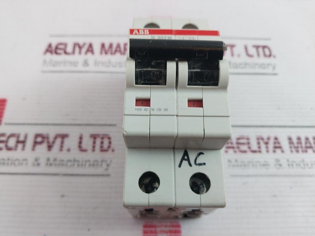 Abb S 202 M C 16 Miniature Circuit Breaker 277/400Vac 50/60Hz