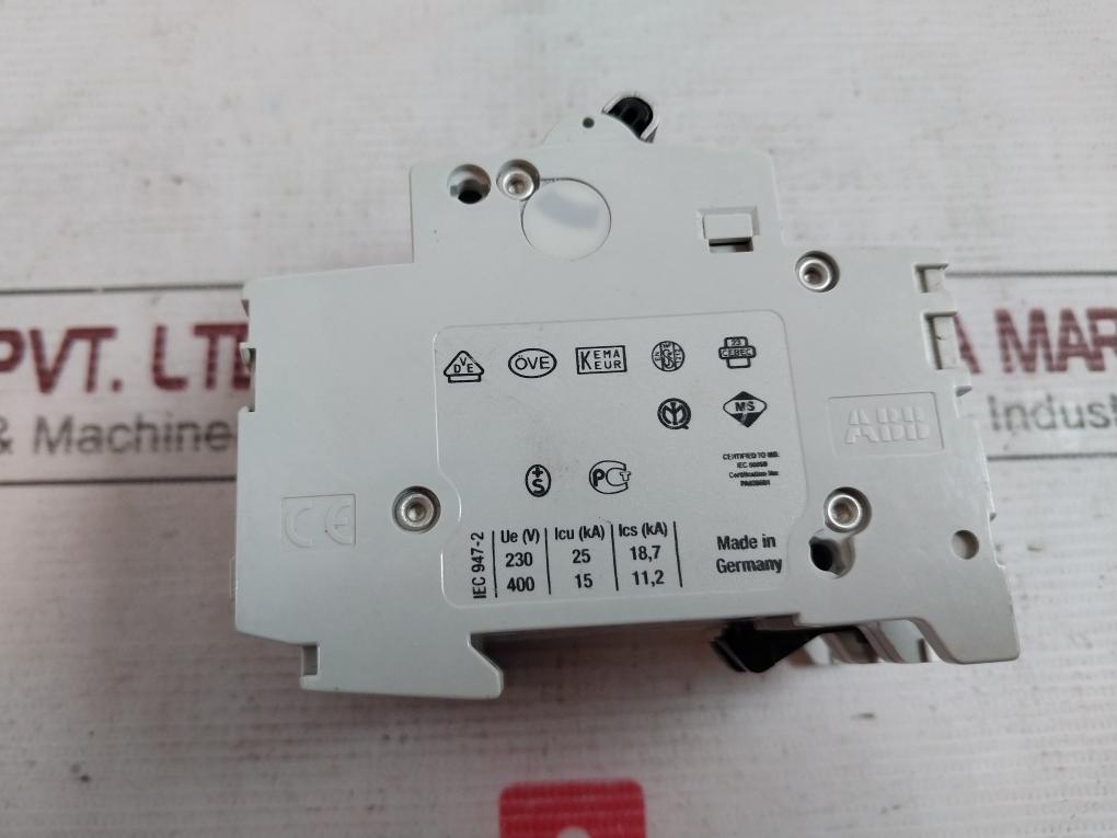 Abb S 202 M C 16 Miniature Circuit Breaker 12 60V 2Cd S200 909 R0001