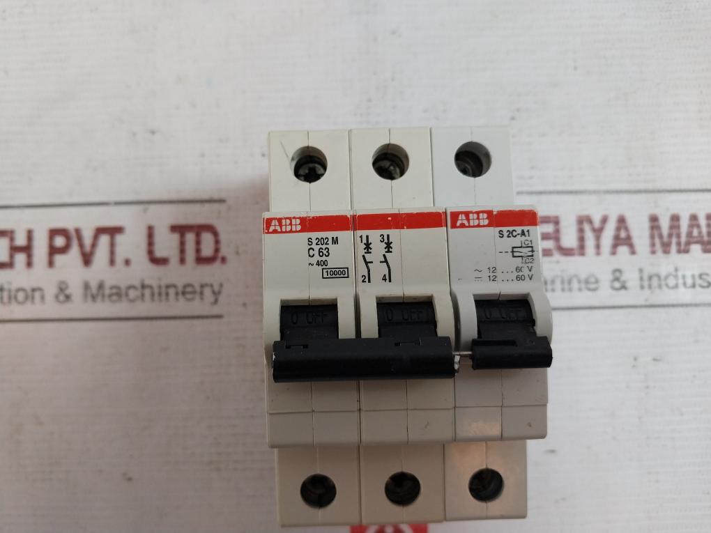 Abb S 202 M C63 Miniature Circuit Breaker 12 60V 4 016779 570992