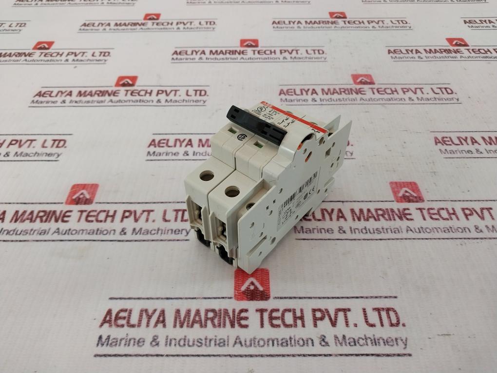 Abb S202U-k2A Circuit Breaker 2 Pole Unit 50/60 Hz E212323