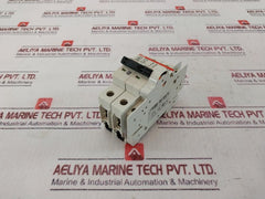 Abb S202U-k2A Circuit Breaker 2 Pole Unit 50/60 Hz E212323