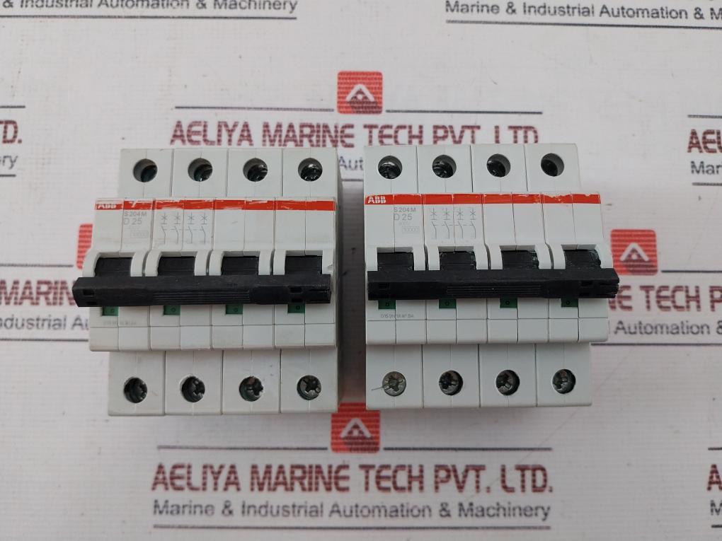 Abb S 204M Miniature Circuit Breaker Umax 440Vac Is/Iec 60898-1