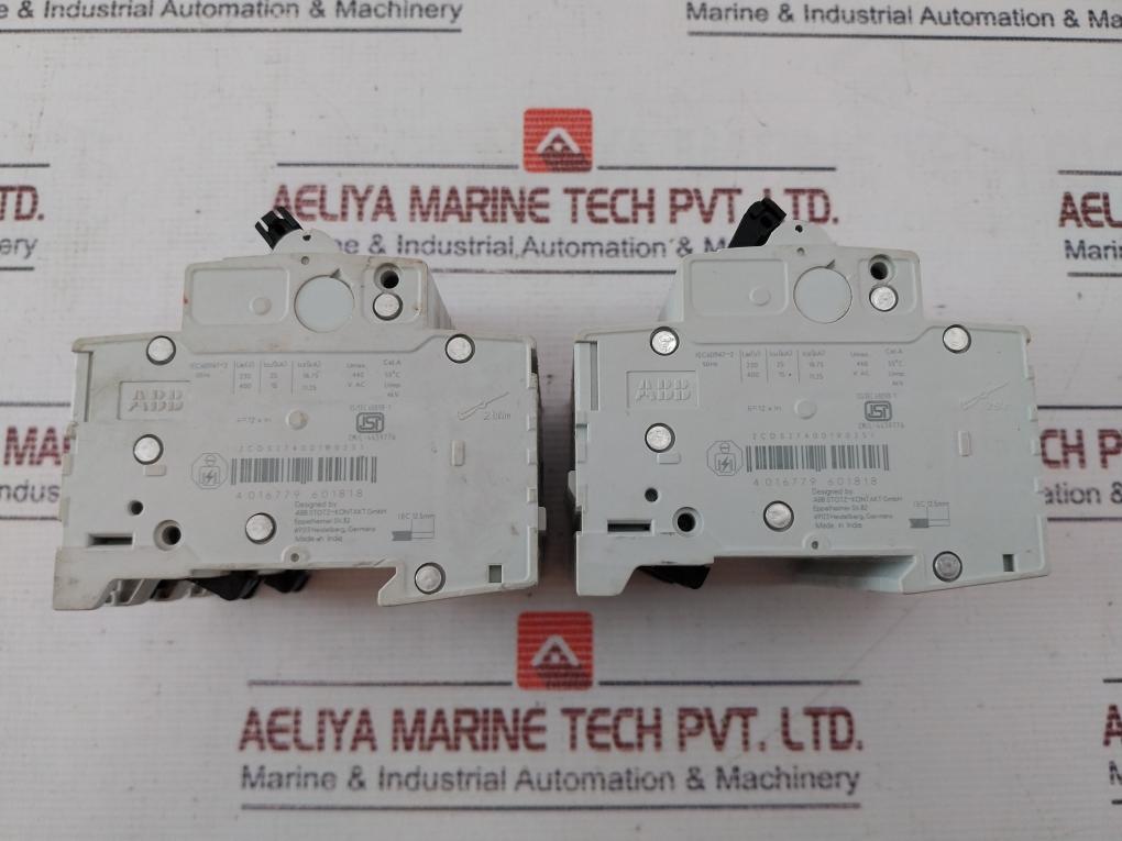 Abb S 204M Miniature Circuit Breaker Umax 440Vac Is/Iec 60898-1