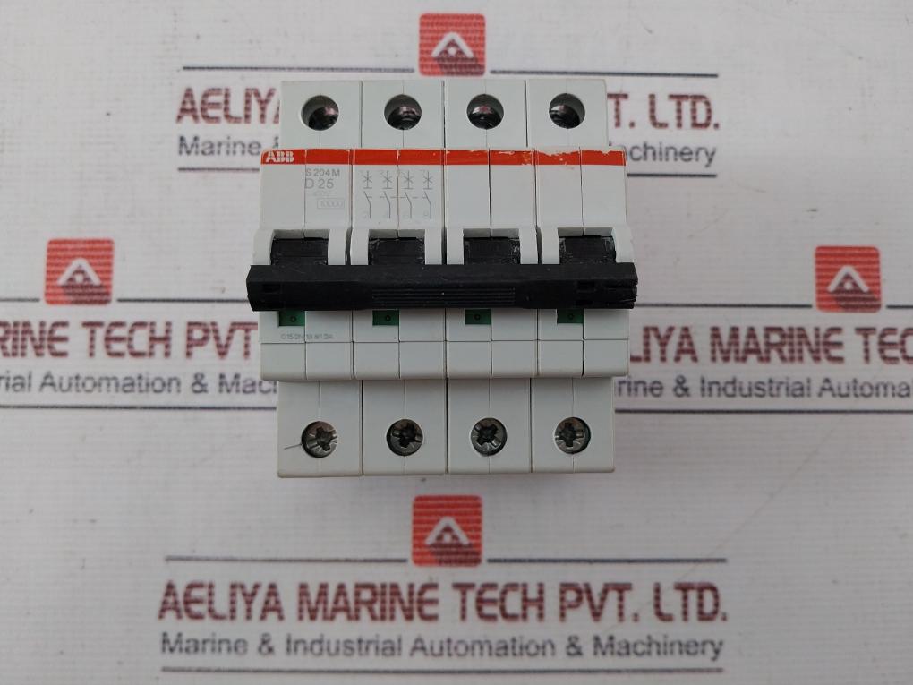 Abb S 204M Miniature Circuit Breaker Umax 440Vac Is/Iec 60898-1