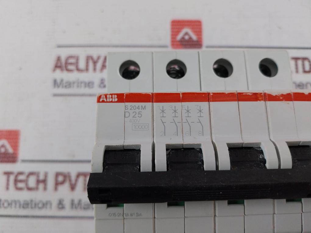 Abb S 204M Miniature Circuit Breaker Umax 440Vac Is/Iec 60898-1