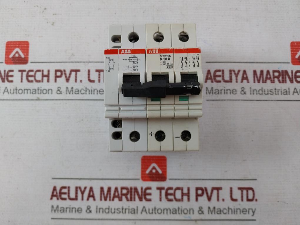 Abb S 282 Uc K 50 A Miniature Circuit Breaker 400V 230V 2A 6A 6Kv 220V 110V