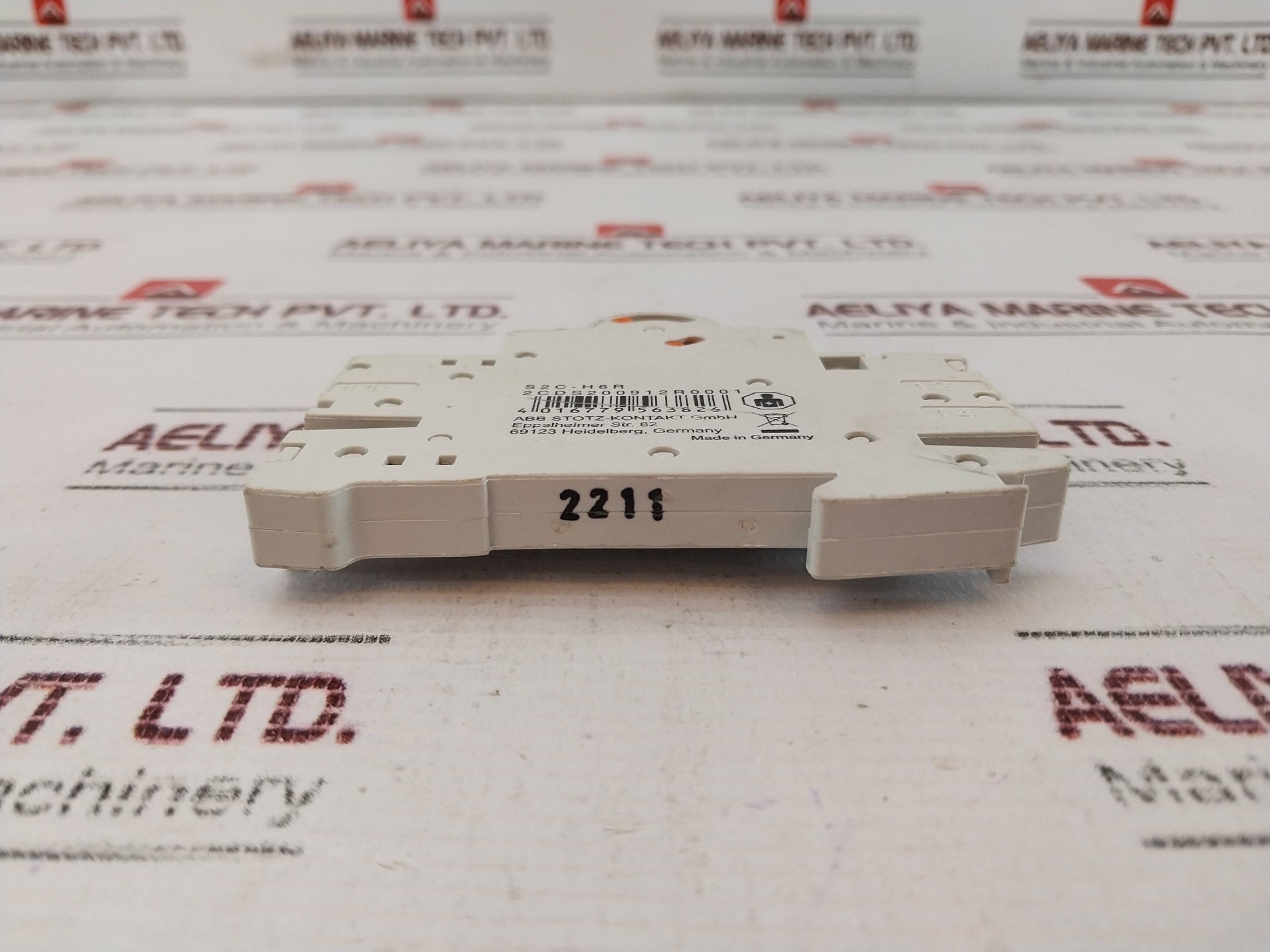 Lot of 5X ABB S2C-H6R Auxiliary Contact Block 400V/230V 1A/2A 2CDS200912R0001