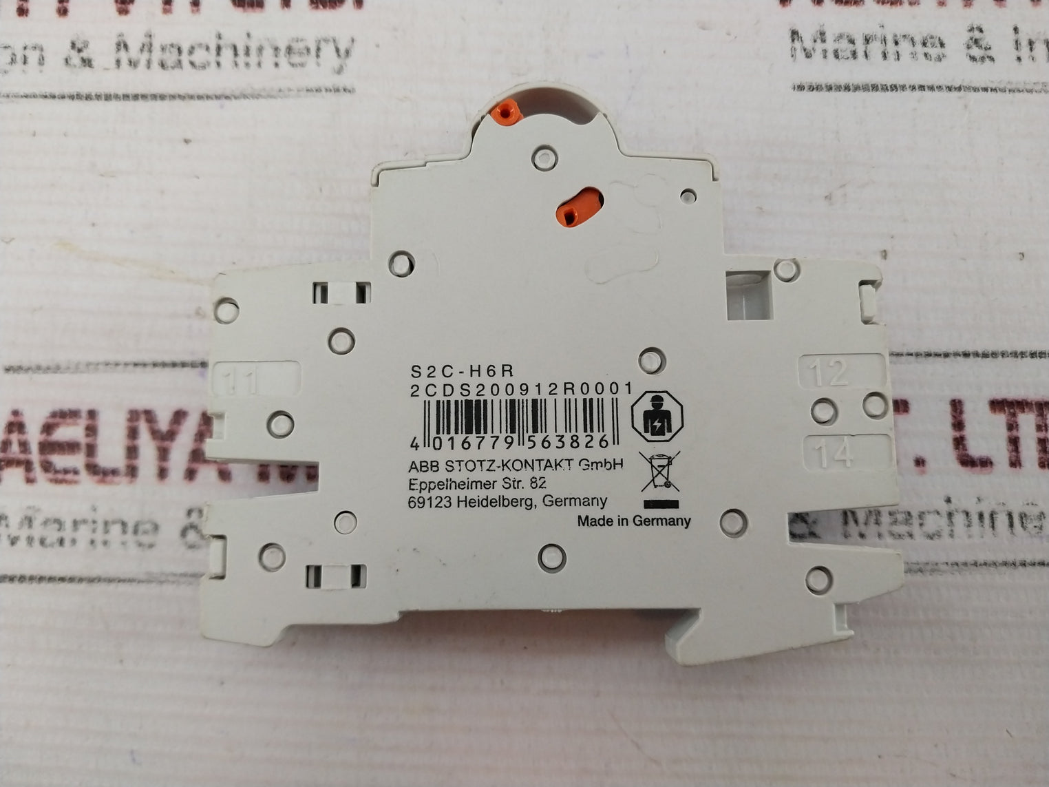 Lot Of 5X Abb S2C-h6R Auxiliary Contact Block 400V/230V 1A/2A 2Cds200912R0001