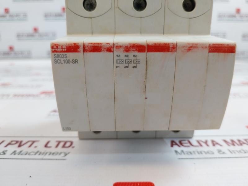 Abb S803s Scl100-sr Iec 60947-2 & Iec 60947-4-1 690v Ac