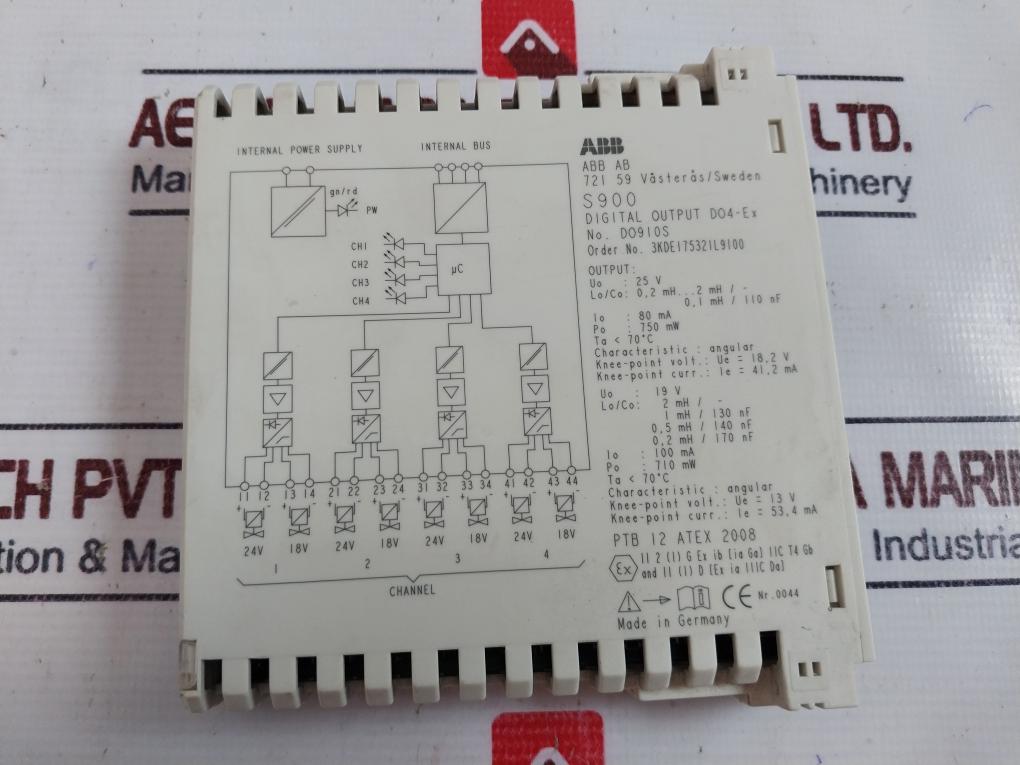 Abb S900,Ci920As,Ai910S,Ao910S,Ip920,Dx910S,Do910S Terminal Unit Tu921S