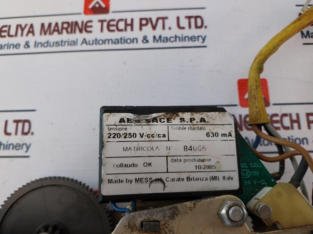 ABB Sace 220/250 V-CC/CA Geared Motor Device 630 MA