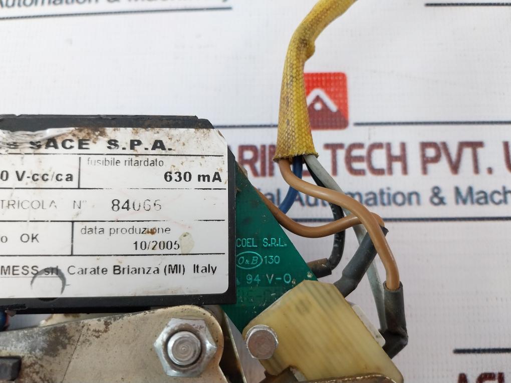 ABB Sace 220/250 V-CC/CA Geared Motor Device 630 MA