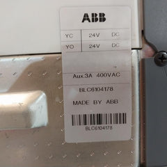 Abb Sace E1n 16 Emax Circuit-breaker 3a 400vac Blc6104178 J101 J102