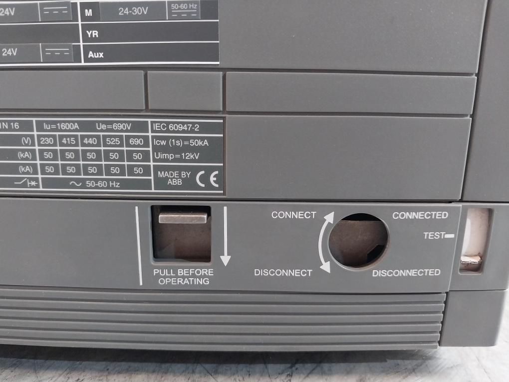 Abb Sace E1N 16 Emax Circuit-breaker 3A 400Vac Blc6104178 J101 J102