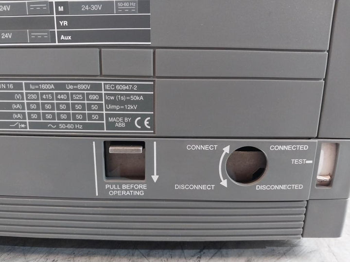 Abb Sace E1n 16 Emax Circuit-breaker 3a 400vac Blc6104178 J101 J102