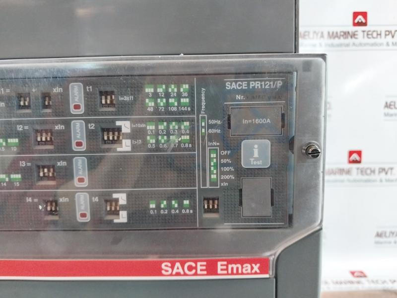 Abb Sace E1N 16 Emax Circuit Breaker 690V 50Ka 12Kv 3A 400Vac