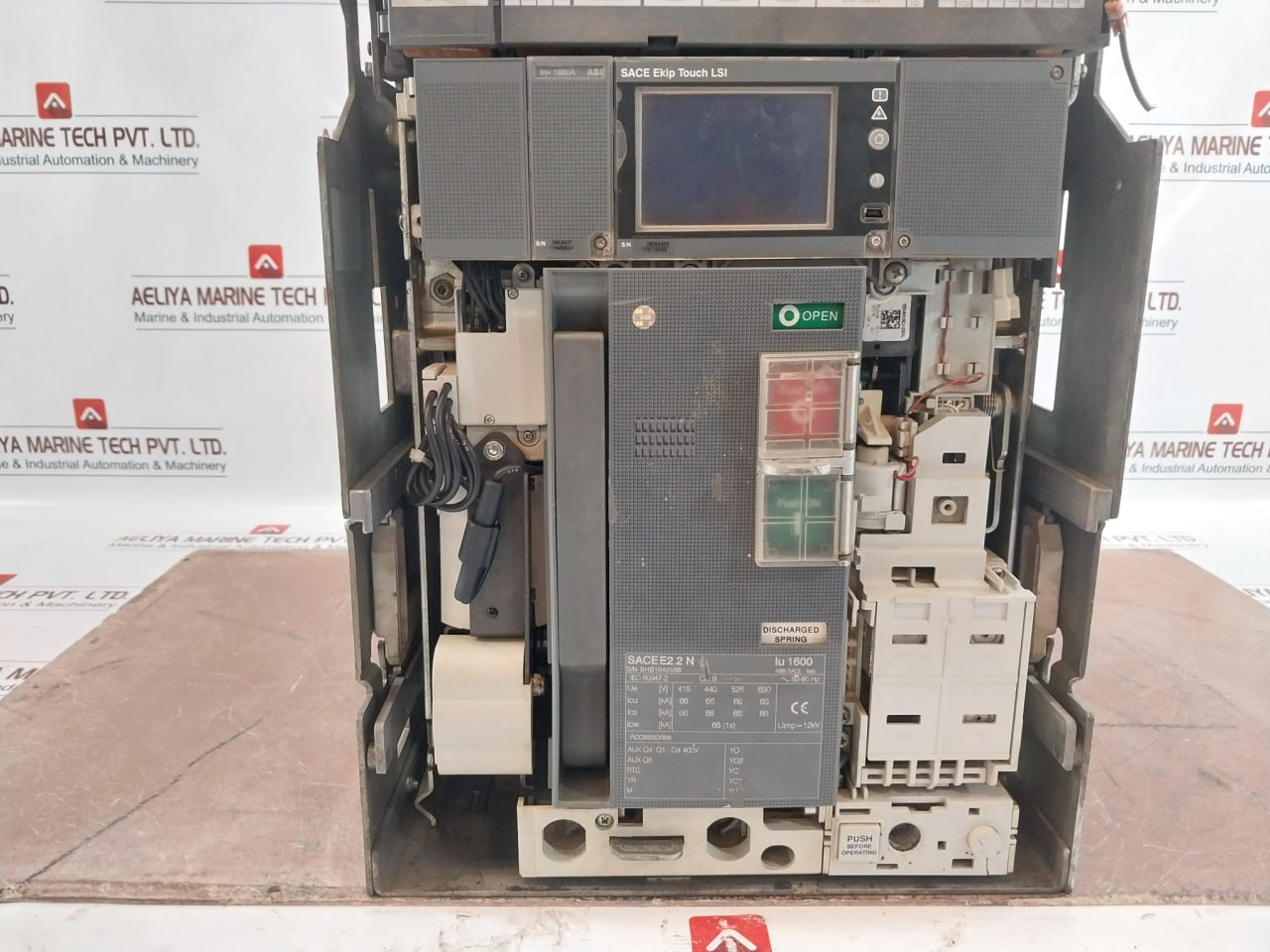 Abb Sace E2.2 N Ekip Touch Lsi Low Voltage 3 Pole Circuit Breaker 74303173824M1