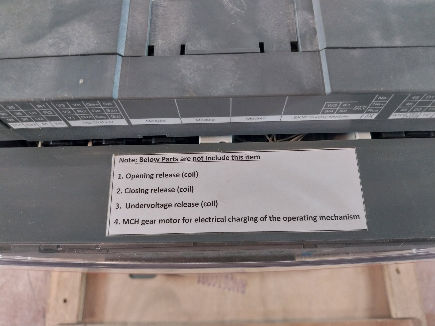 Abb Sace E2.2N Fixed Part Of Withdrawable Circuit Breaker Set Iec 60947-2 24Vdc
