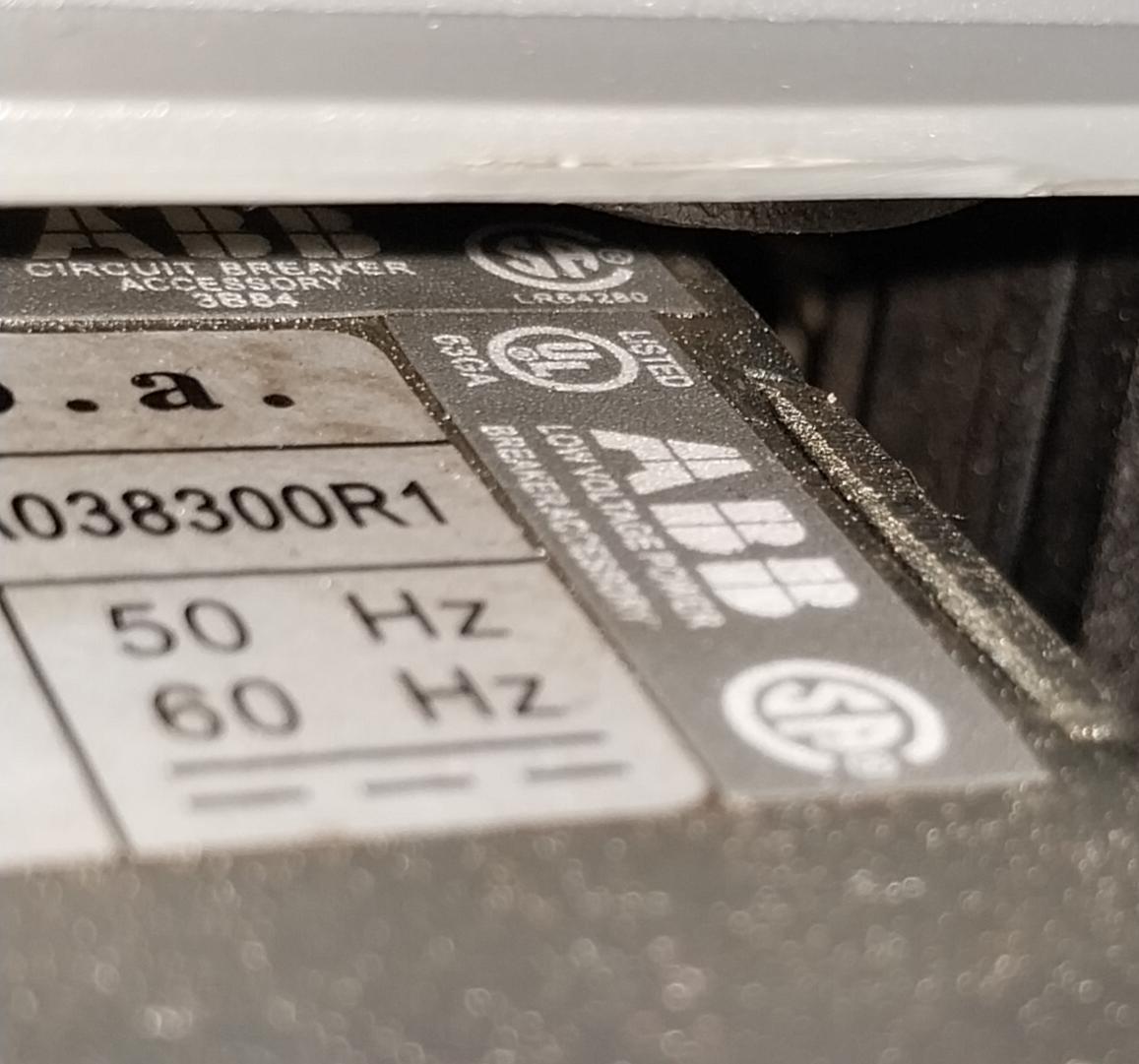 Abb Sace E2N 20 Emax Circuit Breaker 400 Vac Iec 60947-2 110-120V 50/60Hz