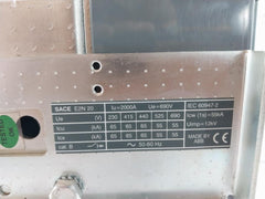 Abb Sace E2N 20 Emax Circuit Breaker 400 Vac Iec 60947-2 110-120V 50/60Hz