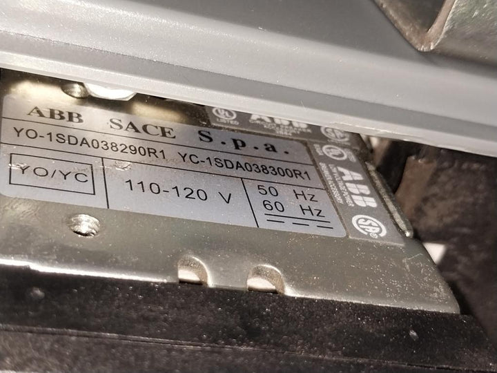 Abb Sace E2N 20 Emax Circuit Breaker Iec 60947-2 110-120V 50/60Hz Cat B