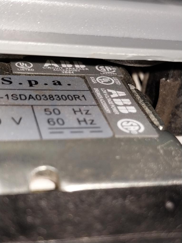 Abb Sace E2N 20 Emax Circuit Breaker Iec 60947-2 110-120V 50/60Hz Cat B