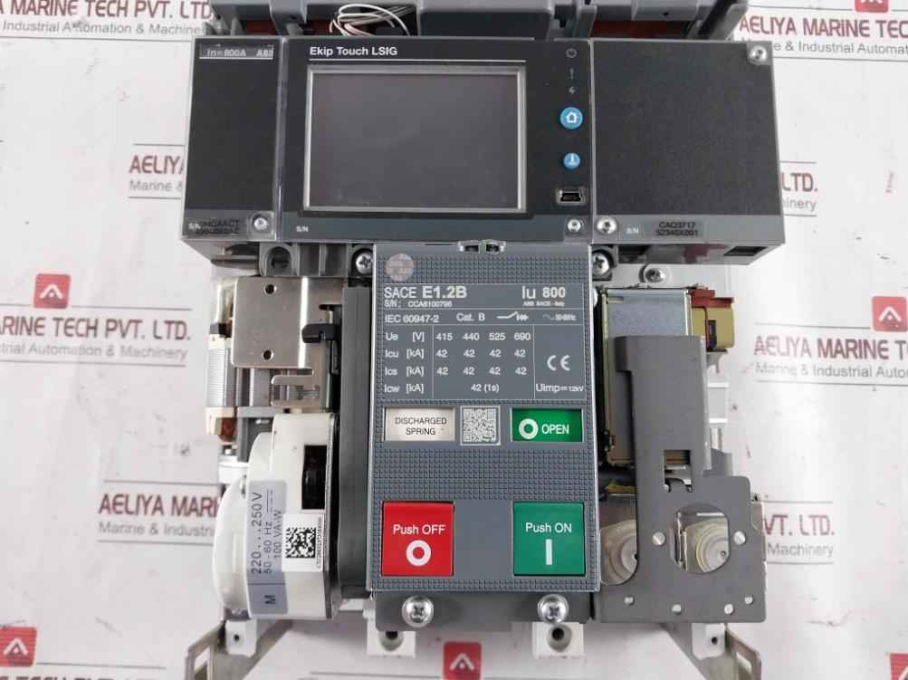 Abb Sace Emax 2 Low Voltage Circuit Breaker 220–250V Ac/Dc 800A ~50-60Hz