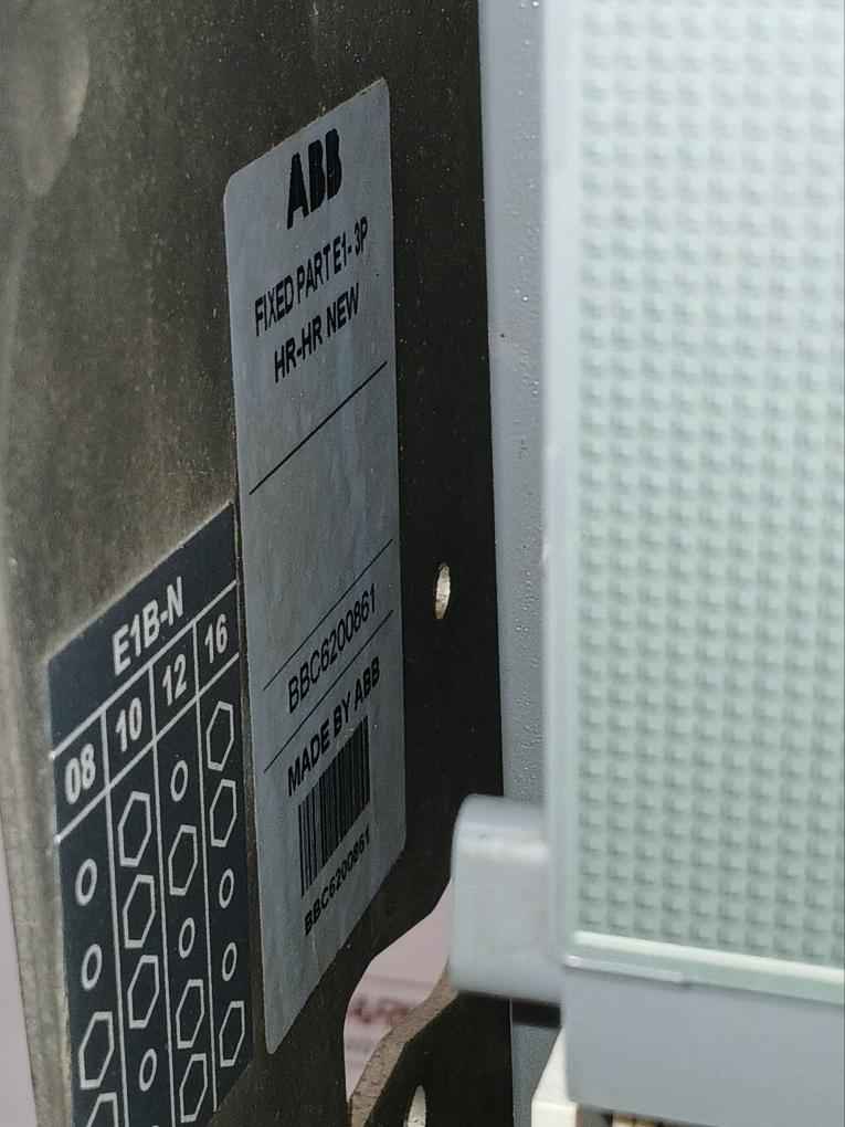 Abb Sace Emax E1 Low Voltage Air Circuit-breaker 1000A 12Kv Yu-1Sda038312R1