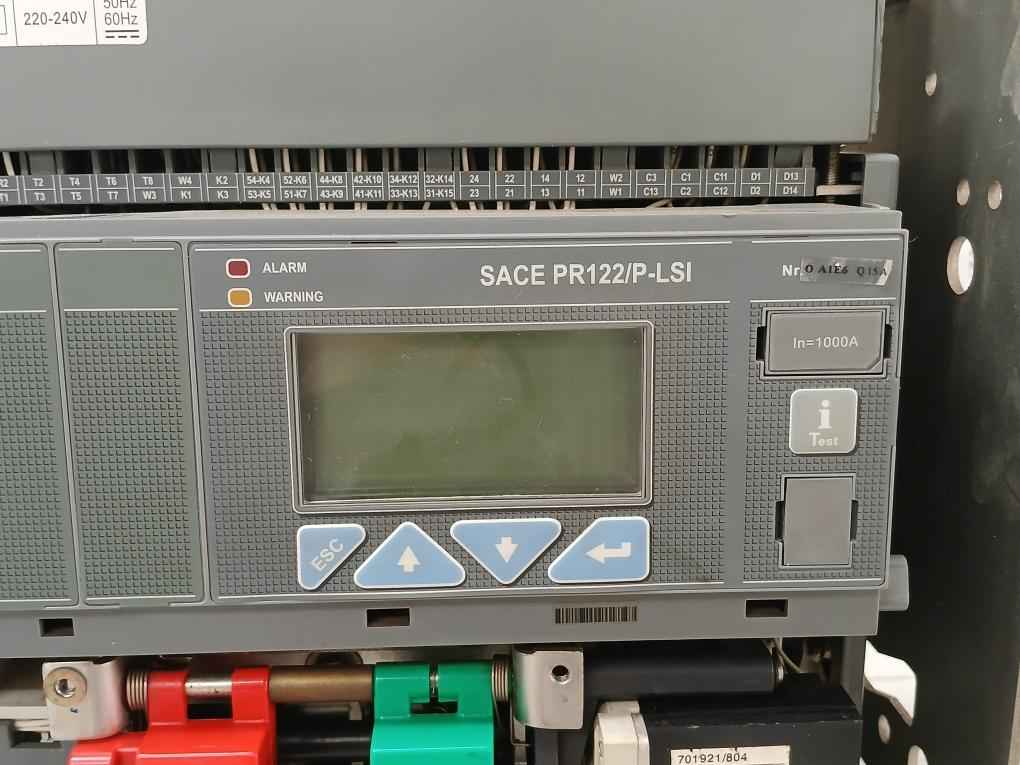 Abb Sace Emax E1 Low Voltage Air Circuit-breaker 1000A 12Kv Yu-1Sda038312R1