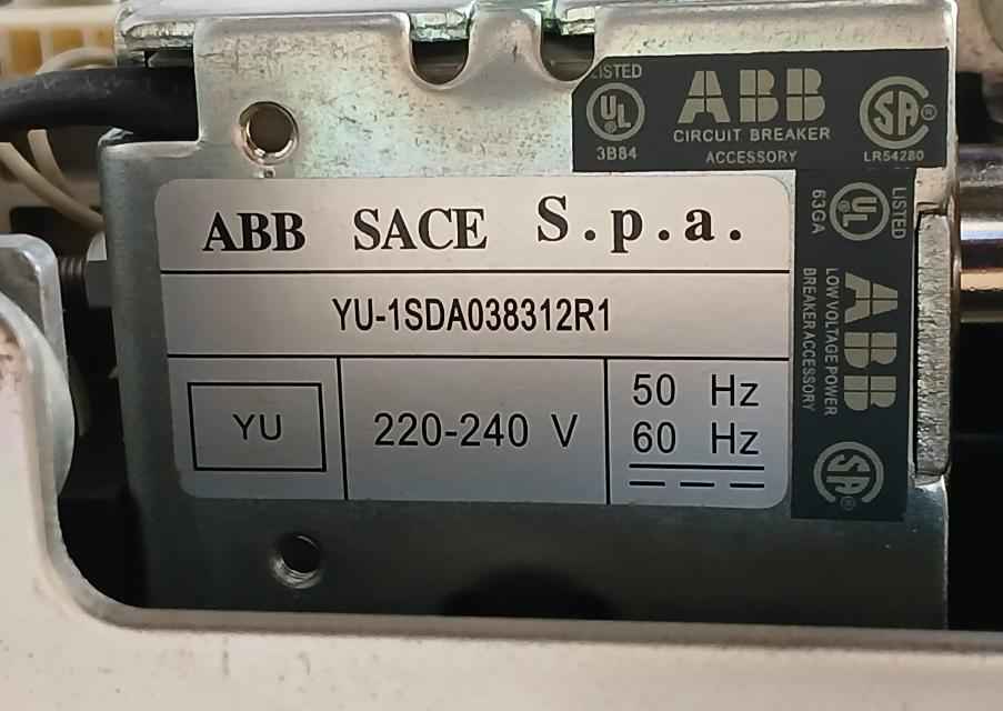 Abb Sace Emax E1 Low Voltage Air Circuit-breaker 1000A 12Kv Yu-1Sda038312R1