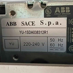 Abb Sace Emax E1 Low Voltage Air Circuit-breaker 1000A 12Kv Yu-1Sda038312R1