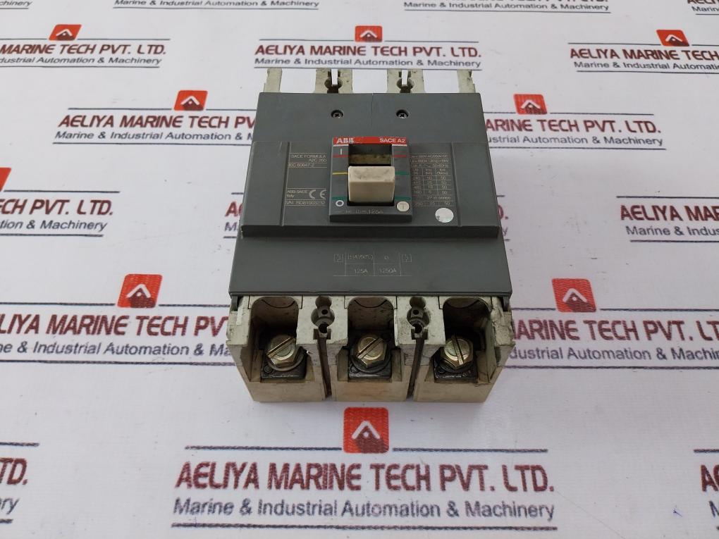 Abb Sace Formula A2C 250 Circuit Breaker 125A 550V Ac/250V Dc