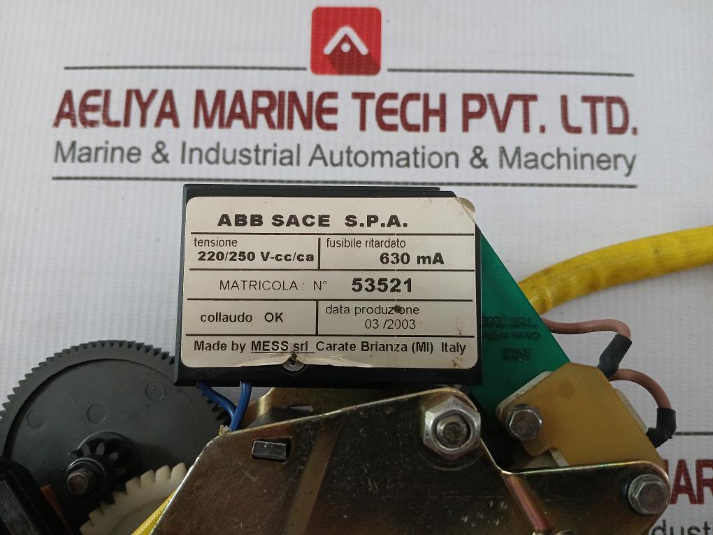 Abb Sace Geared Motor Device 220/250 V-cc/Ca