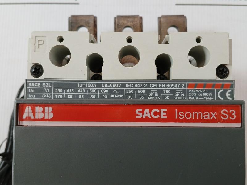 Abb Circuit Breaker 50/60 Hz Sace Isomax S3