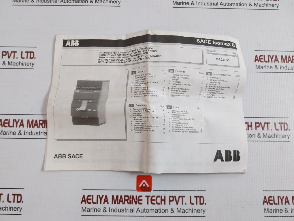 Abb Sace Isomax S3L 160