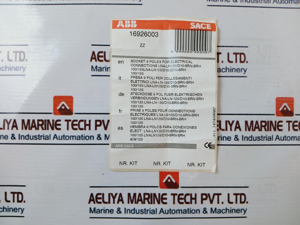 Abb Sace Ln125 Circuit Breaker Kit 50/60Hz