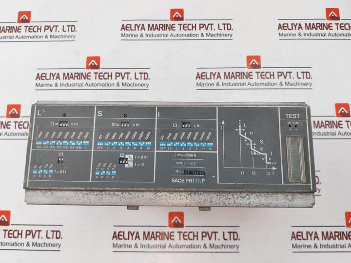 Abb Sace Pr111/P Overcurrent Release Protection Unit, 15 Vdc