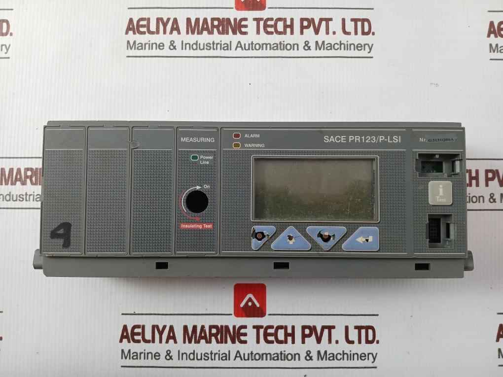 Abb Sace Pr123/P-lsi Ac Power Circuit Breaker Trip Unit (Worn Buttons)