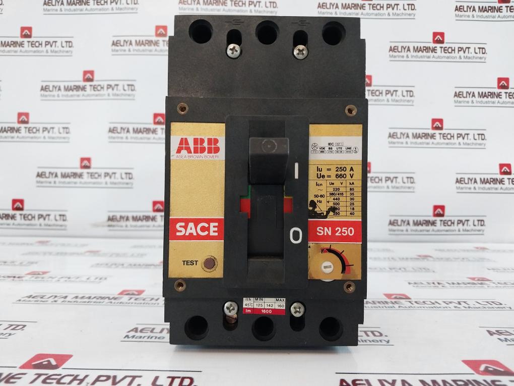 Abb Sace Sn250 Circuit Breaker 250A 50-60Hz