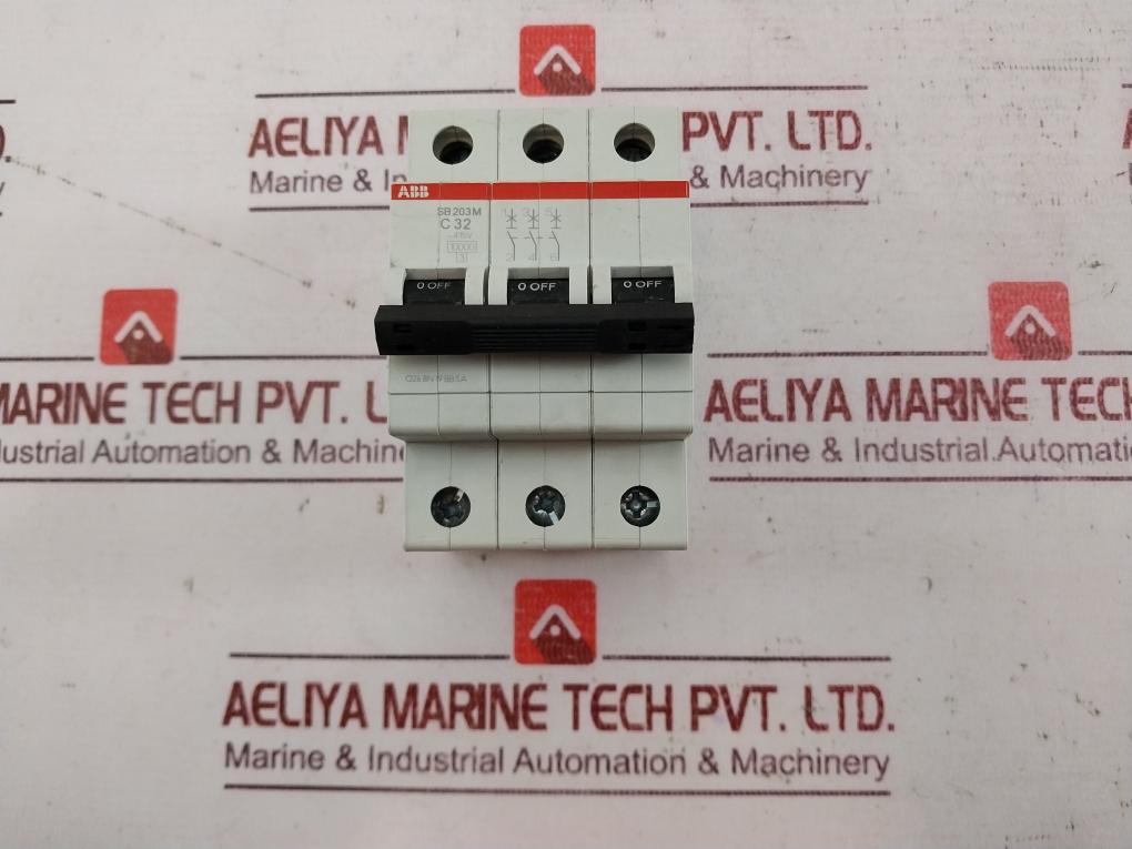 Abb Sb 203M Miniature Circuit Breaker 457Vac, 120Vdc 4Kv Iec60947-2 15 Ka