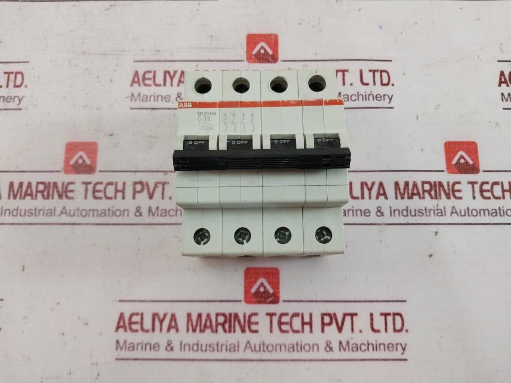 Abb Sb204M Circuit Breaker 457V Ac 120V Dc 10000/3 C32 Cm/L-4459776