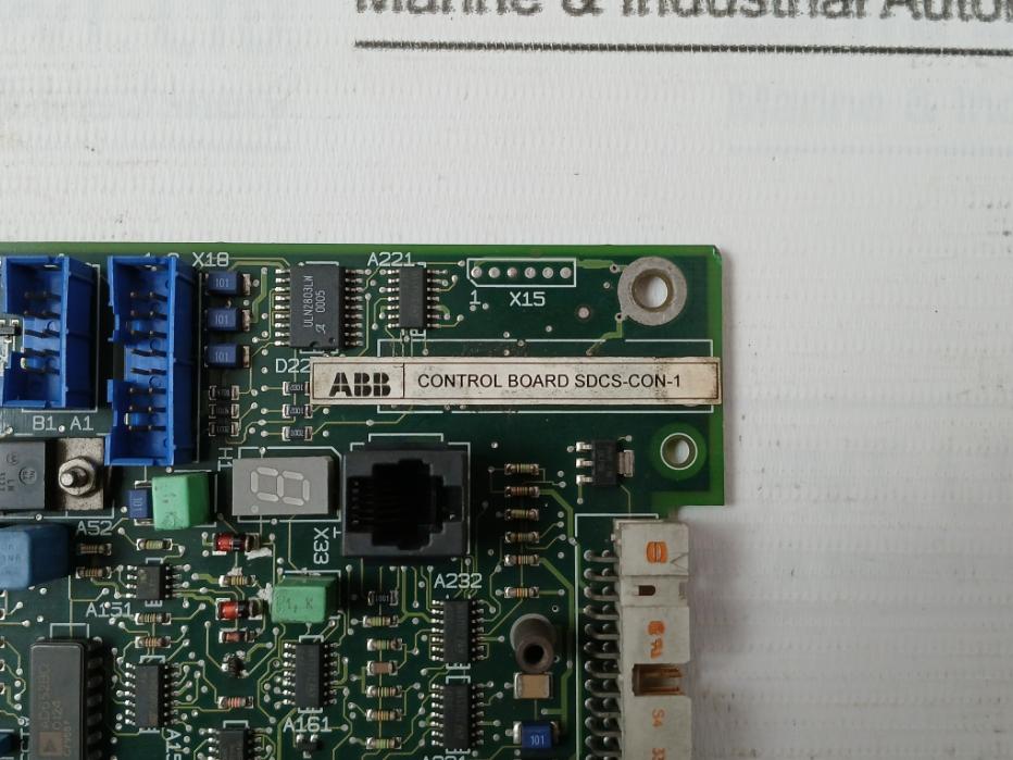 Abb Sdcs-con-1 Control Board Pcb 3Bse005028R1 3Bsc980049R58 Rev: F 94V-0