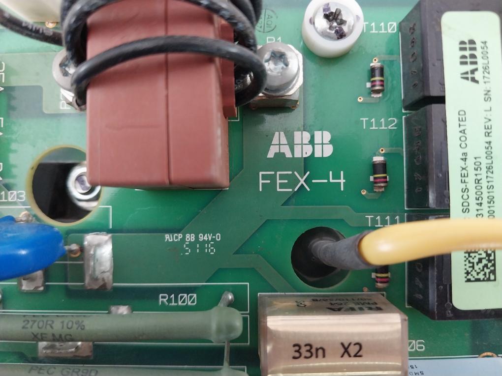 Abb Sdcs-fex-4A Printed Circuit Board 3~110…500 Vdc