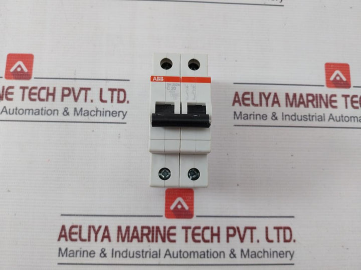 Abb Sh202M-c20 Miniature Circuit Breaker 50/60Hz Umax 230/400Vac Uimp 4Kv