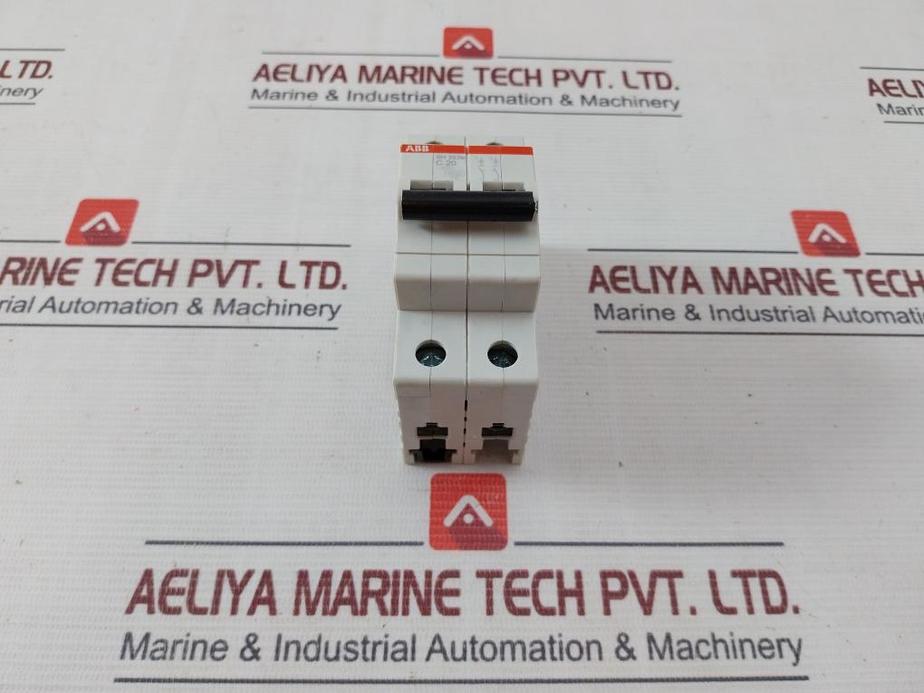 Abb Sh202M-c20 Miniature Circuit Breaker 50/60Hz Umax 230/400Vac Uimp 4Kv